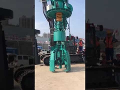 Creusage rotatif, fond hydraulique visible en expansion