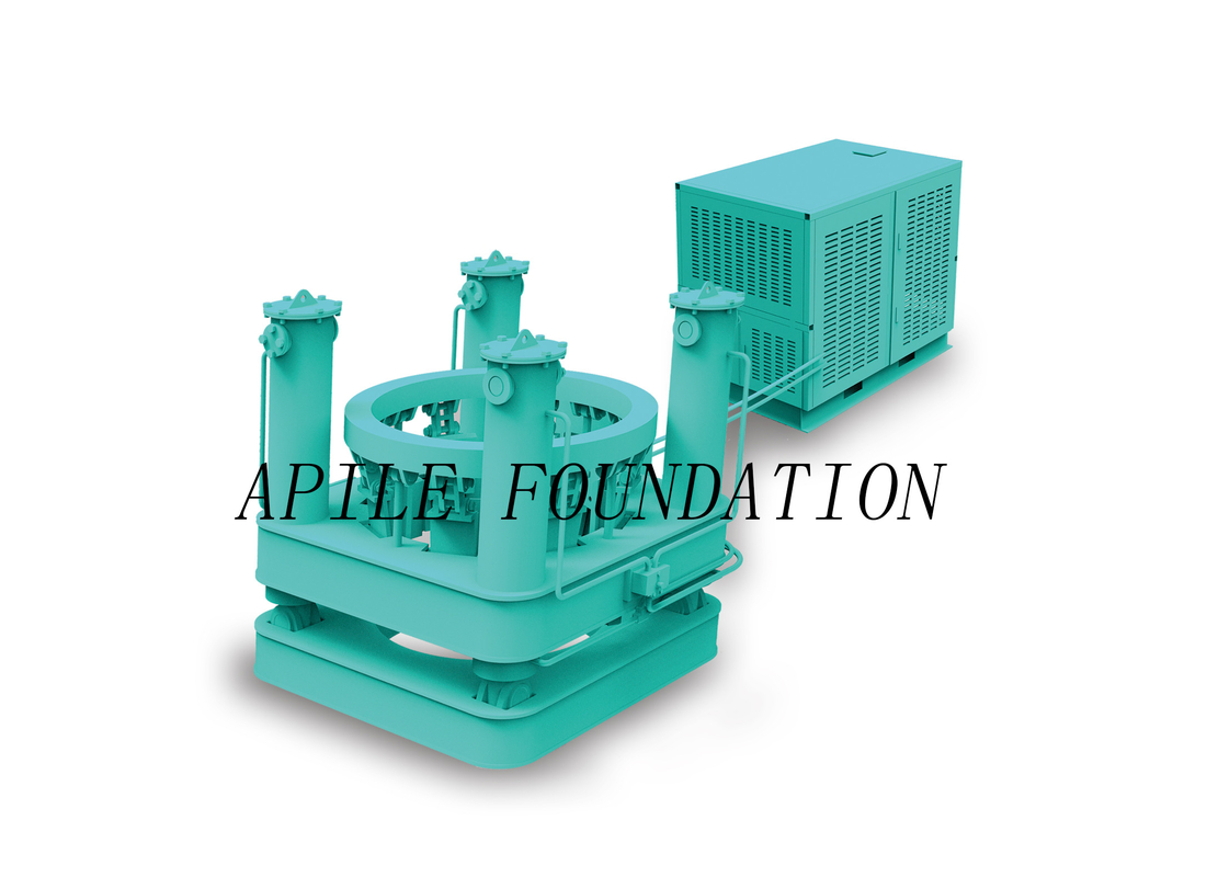 extracteur de 2000mm Dia Pile Puller Hydraulic Casing pour le travail profond d'empilage de base